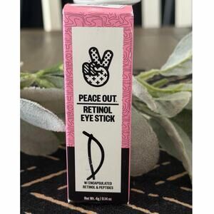 Peace Out Retinol Eye Stick 0.14oz Encapsulated Retinol Anti Aging NEW